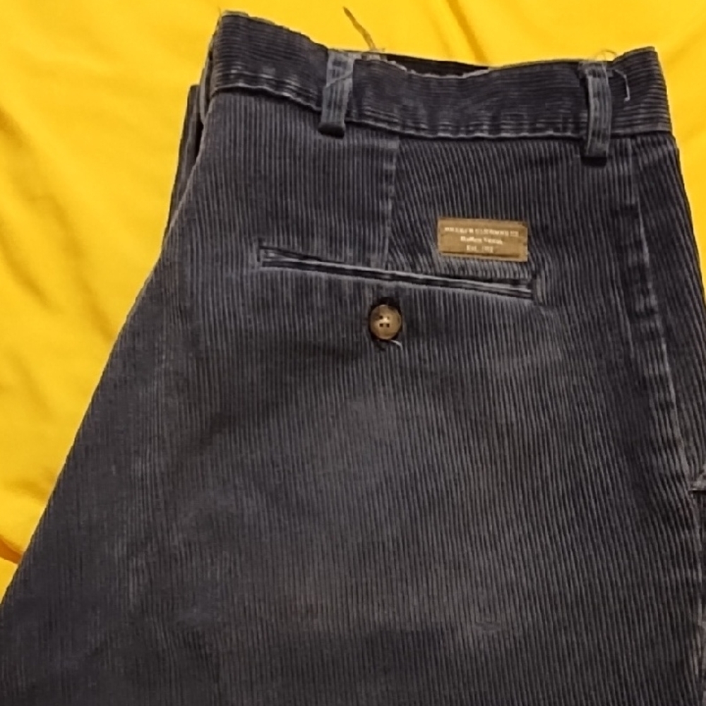 Vintage Haggar Men's Gray Corduroy Pants 36x31